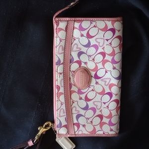 Coach wallet wristlet